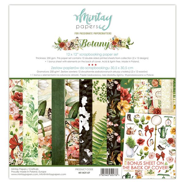 Mintay Botany 12x12 Pad