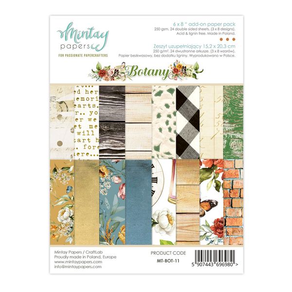 Mintay Botany 6 x 8 Add-On Paper Pad