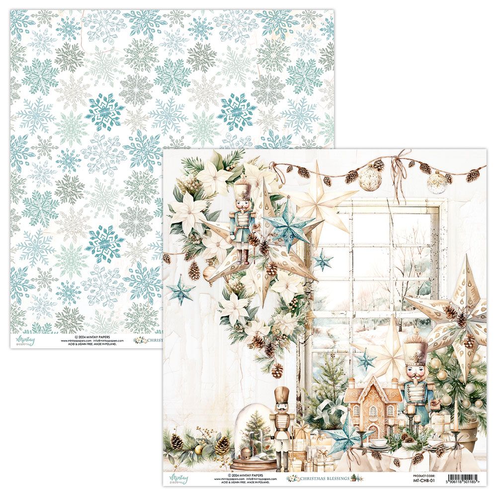 Mintay Christmas Blessings 01 DS Paper