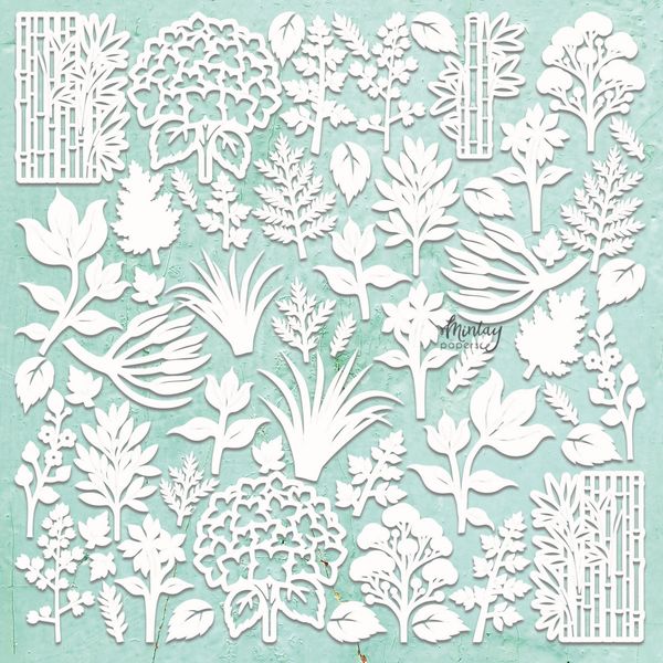 Mintay Flora Filigree 1 Chippies