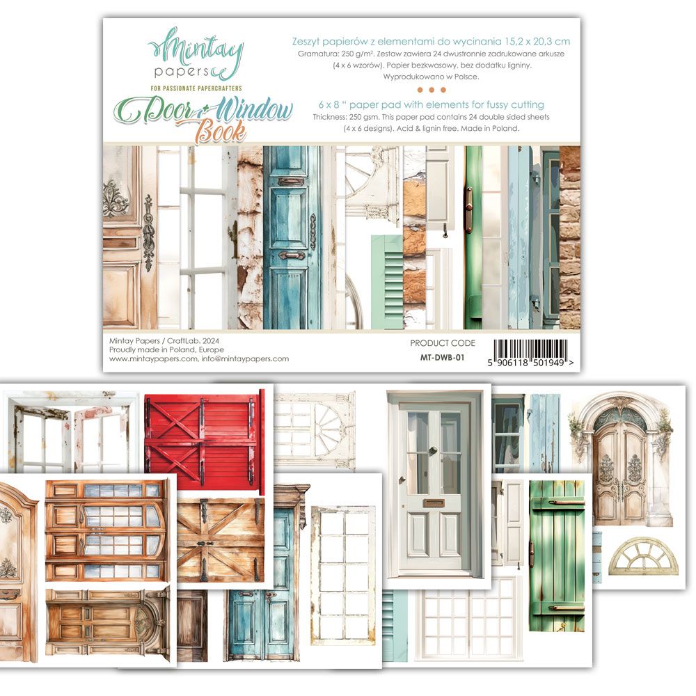 Mintay Door & Window 6 x 8 Book