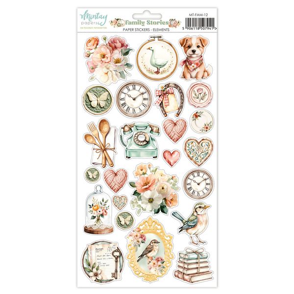 Mintay Family Stories: Elements 6 x 12 Paper Stickers