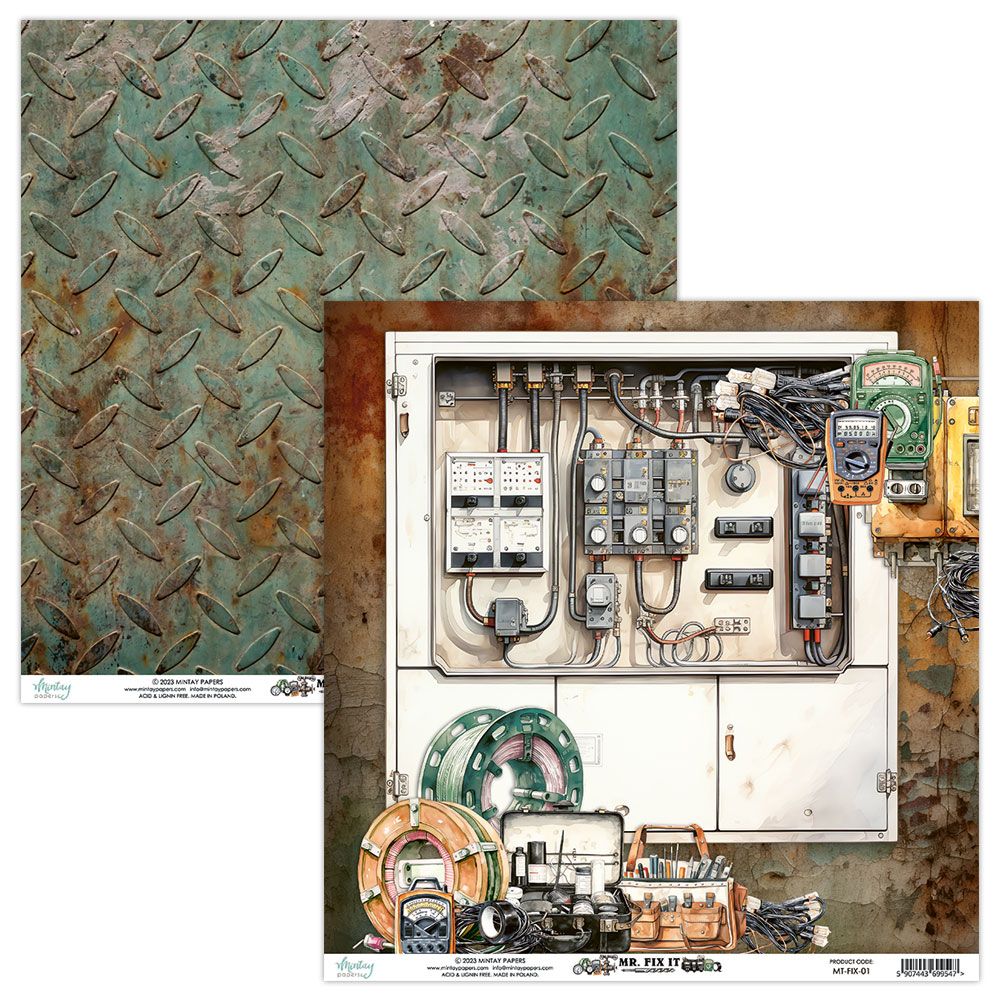 Mintay Mr. Fix It 01 DS Paper (1 Sheet)