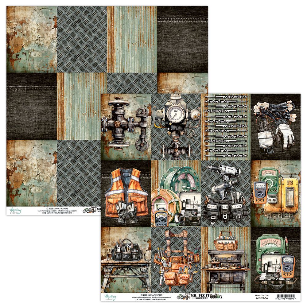 Mintay Mr. Fix It 02 DS Paper (1 Sheet)