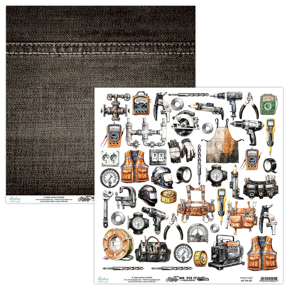 12 x 12 Elements Paper - Mr. Fix It