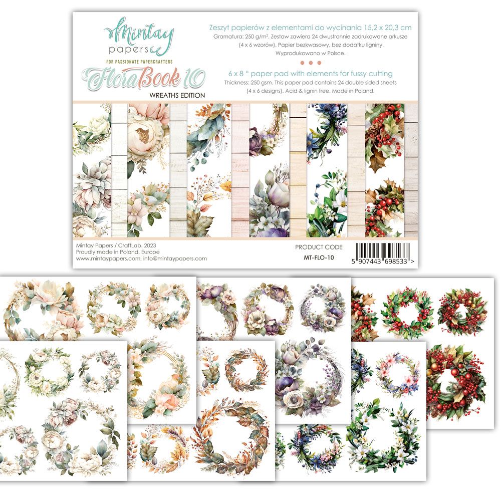 Mintay Flora 10 6 x 8 Elements Book