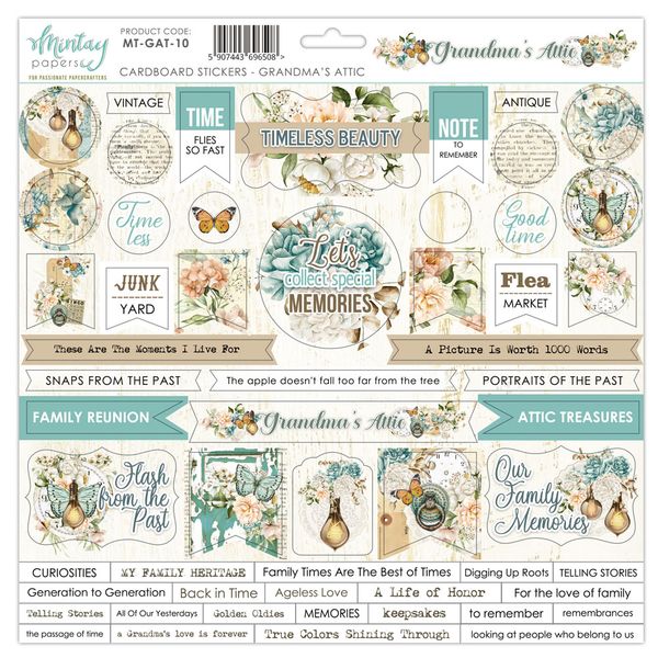 Mintay Grandmas Attic Cardboard Sticker