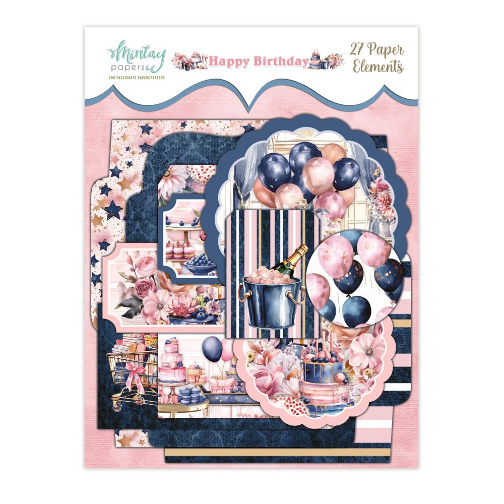 Mintay Happy Birthday Elements Paper