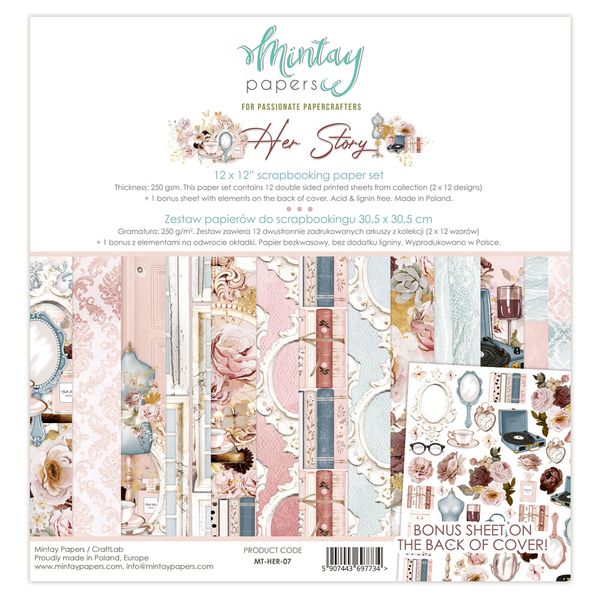 Mintay Her Story 12x12 Pad