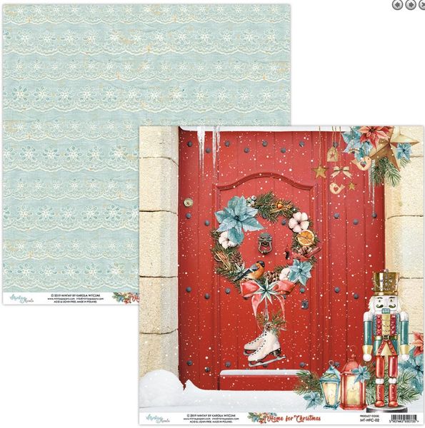 Mintay Home For Christmas Paper 02