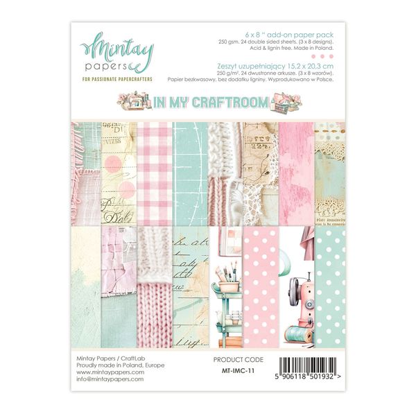 Mintay 6 x 8 Add-On Paper Pad - In My Craftroom