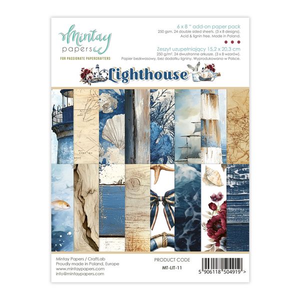 Mintay Lighthouse 6 x 8 Add-On Paper Pad