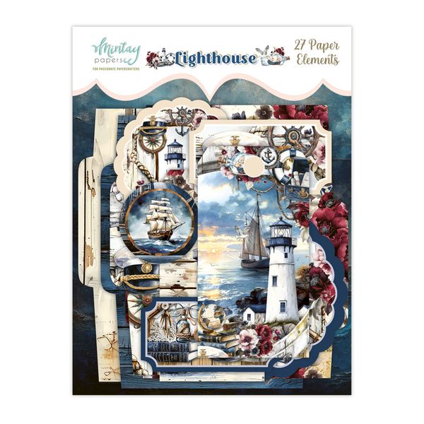 Mintay Lighthouse Paper Elements, 27 pcs