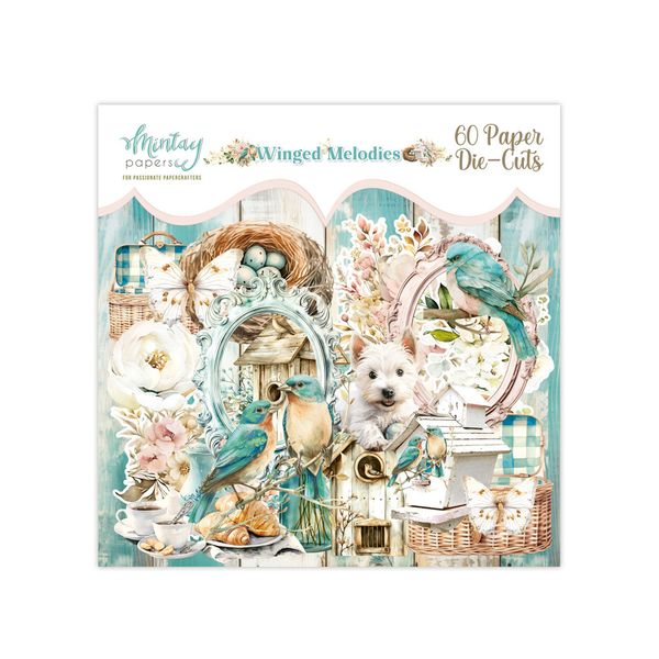 Mintay Winged Melodies Paper Die-Cuts , 60 pcs