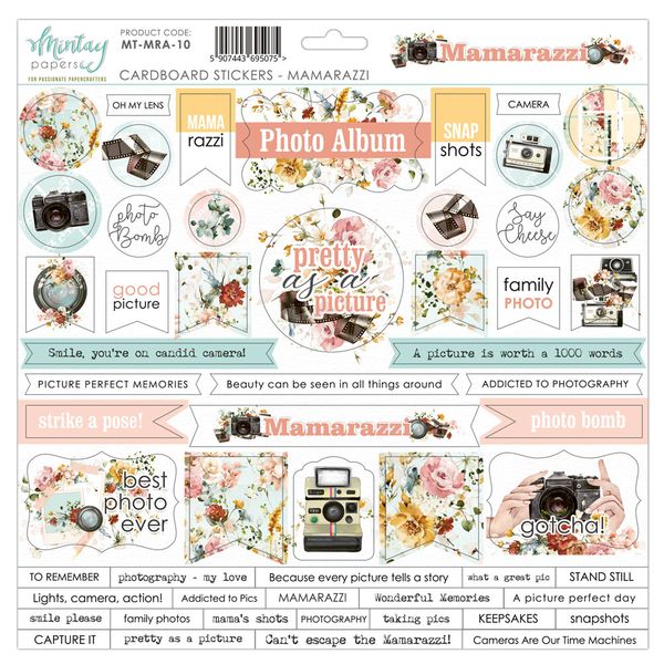DISC - Mintay Mamarazzi Carboard Stickers