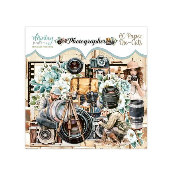 Mintay Photographer Paper Die-Cuts, 60 pcs