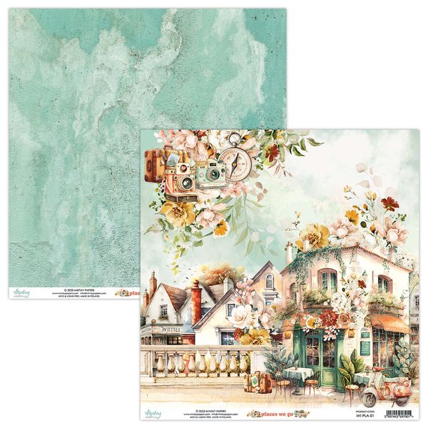DISC - Mintay Places We Go 01 12x12 DS Paper