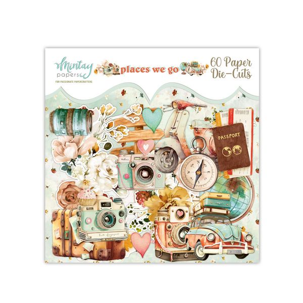 Mintay Paper Die-Cuts - Places We Go, 60 pcs