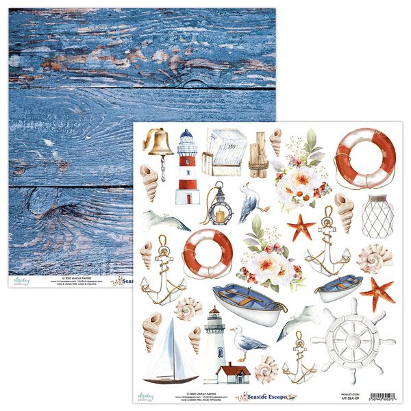 Seaside Escape Element Paper 09