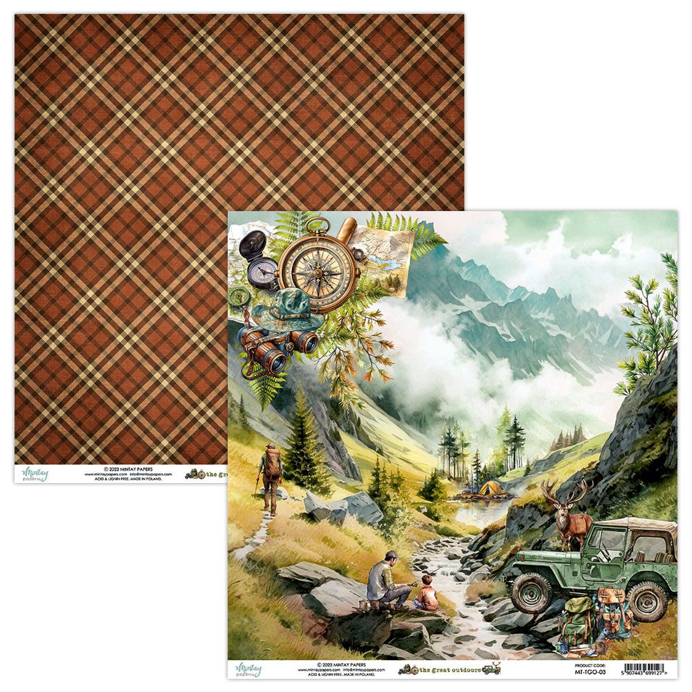 Mintay 12 x 12 Paper - The Great Outdoor 03