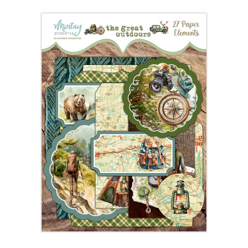 Mintay The Great Outdoor Paper Elements - CHECK