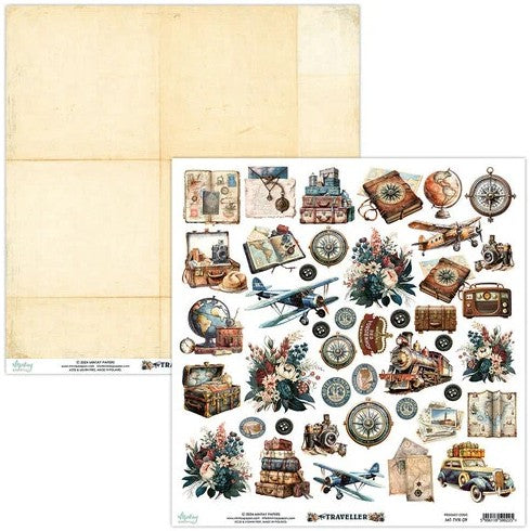 12 x 12 Elements Paper - Traveller
