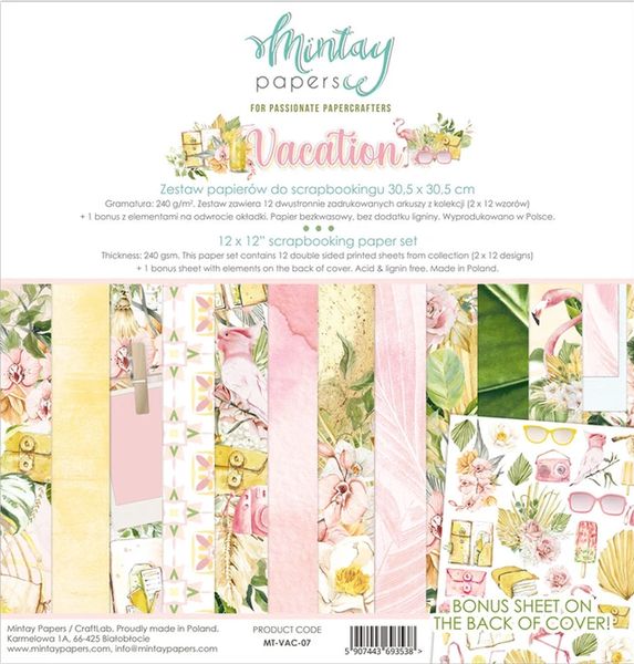 Mintay Vacation 12x12 Pad