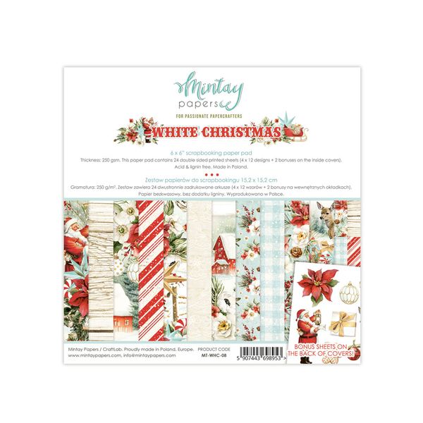 Mintay White Christmas 6X6 Pad