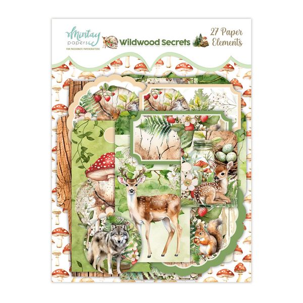 Mintay Wildwood Secrets Paper Elements, 27 pcs
