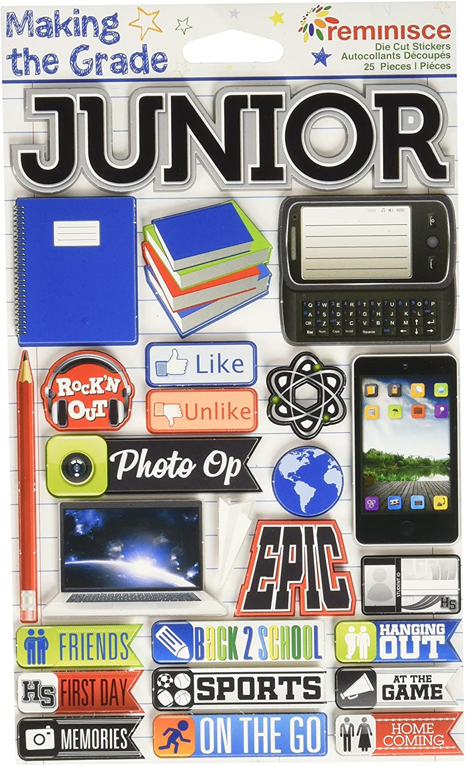Reminisce Making the Grade: Junior Stickers