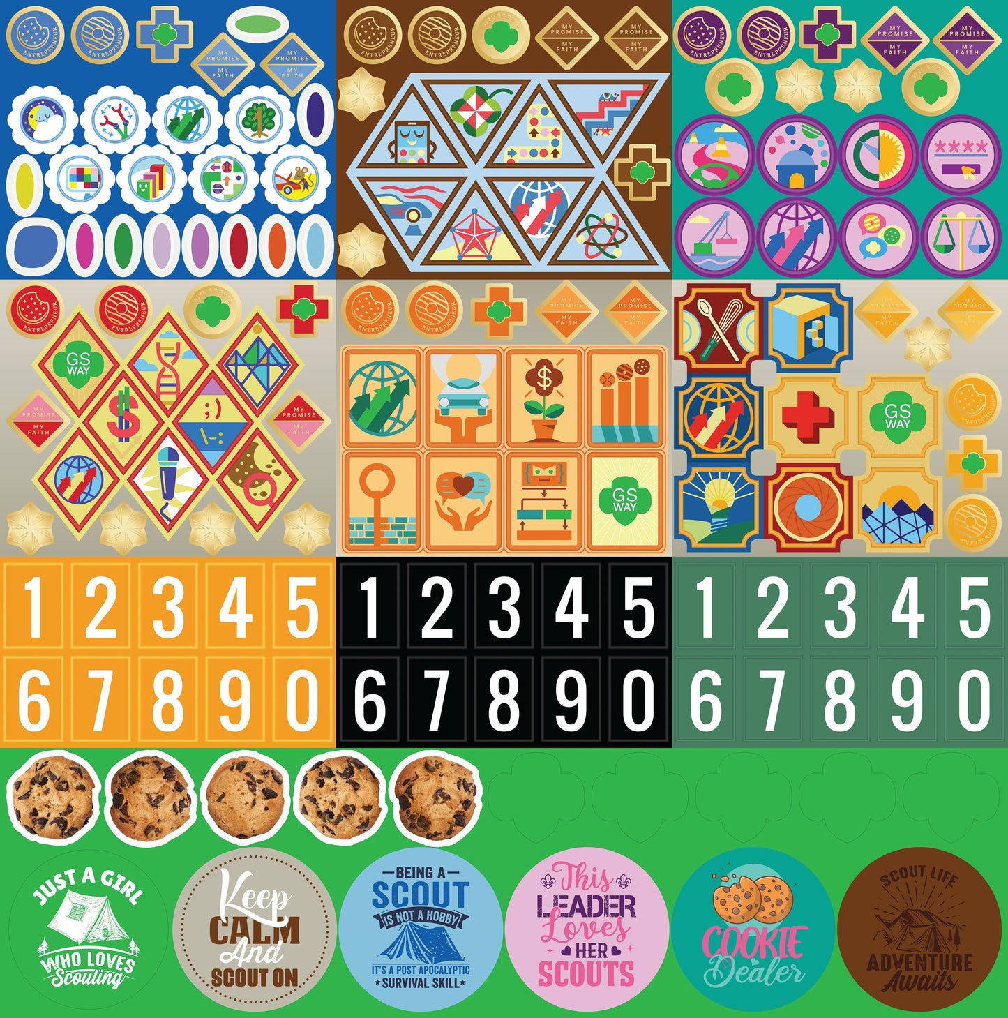 Reminisce My Troop 12 x12 Sticker