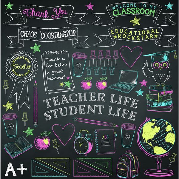 Reminisce Meet the Teacher 12x12 Sticker