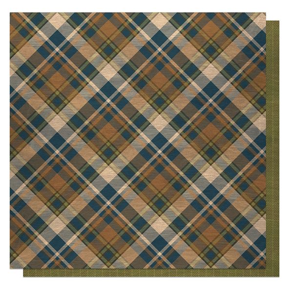 Mud on the Tires: Cabin Plaid DS Paper
