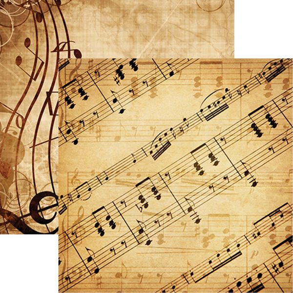 Reminisce Musicality: Sheet Music Paper DS Paper (1 Sheet)