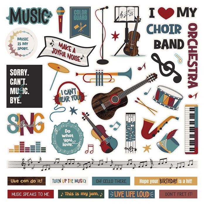 PhotoPlay Music Notes Element Sticker