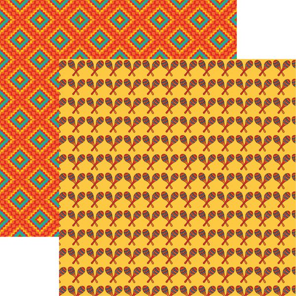 Reminisce Mexican Fiesta: Maracas DS Pap DS Paper (1 Sheet)