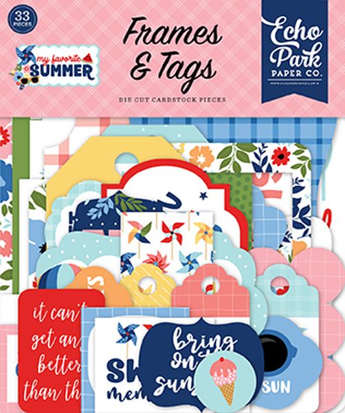 My Favorite Summer- Frames & Tags