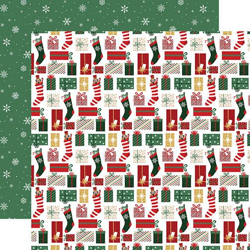 Echo Park Nutcracker Christmas: Presents And Stockings 12x12 DS Patterned Paper (1 Sheet)