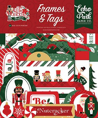 Echo Park Nutcracker Christmas Frames & Tags Ephemera