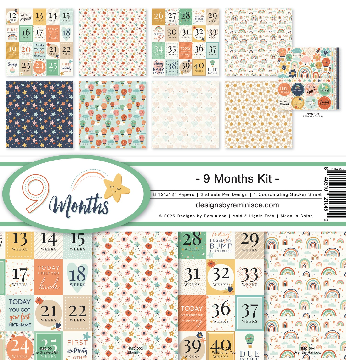 Reminisce 9 Months Collection Kit