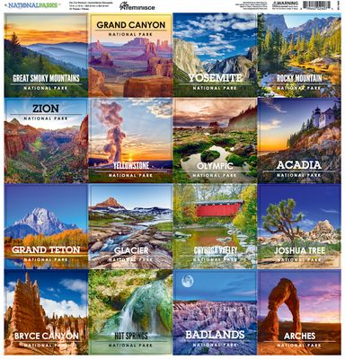 Reminisce National Parks Stickers