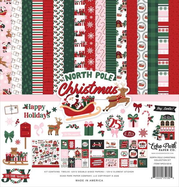 Echo Park North Pole Christmas Collection Kit