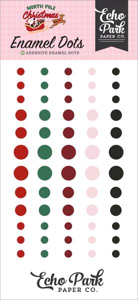 Echo Park North Pole Christmas Enamel Dots