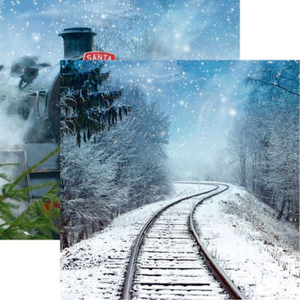 Reminisce North Pole Express: All Aboard DS Paper (1 Sheet)