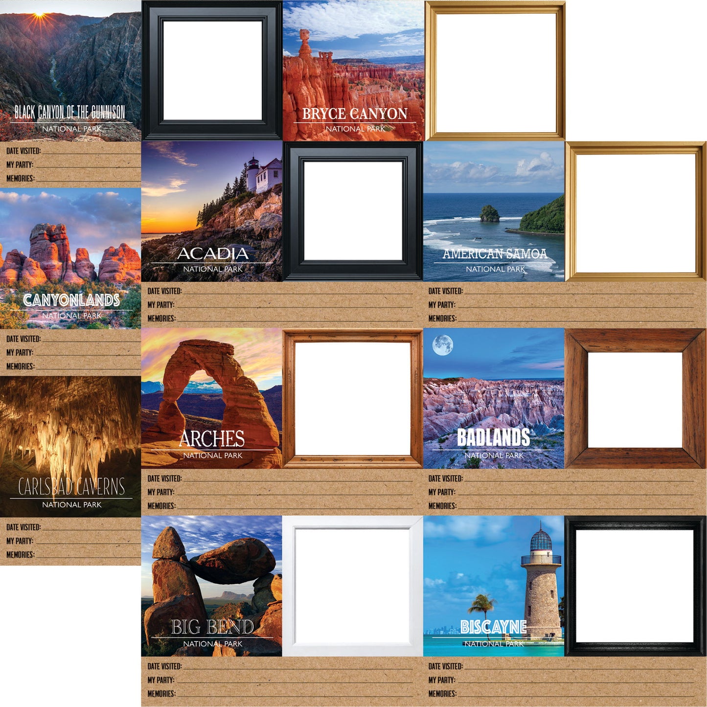 Reminisce National Park: National Park One DS Paper (1 Sheet)