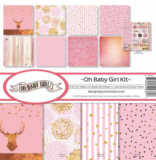 Reminisce Oh Baby Girl Collection Kit