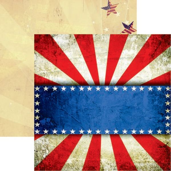 Reminisce Old Glory: The 4th of July Pape DS Paper (1 Sheet)