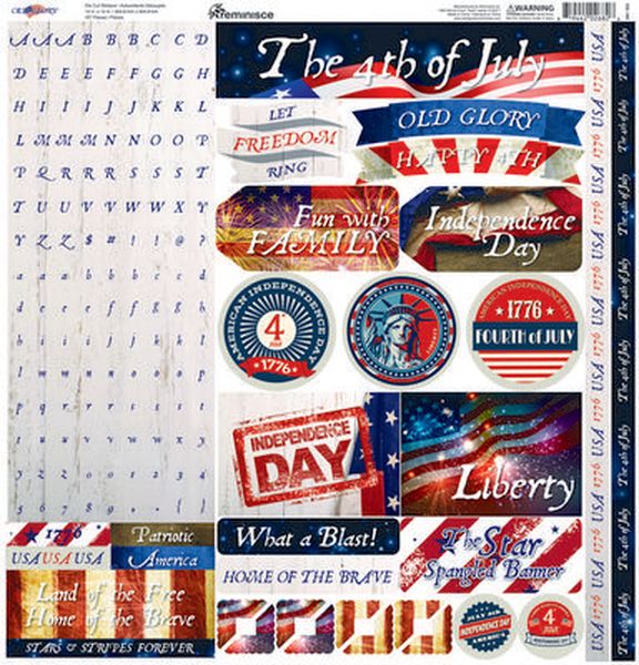 Reminisce Old Glory Alpha Sticker