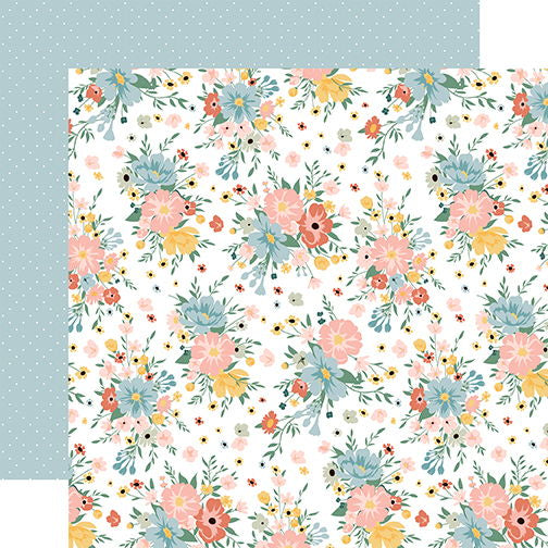 Our Happy Place Happy Place Floral 12x12 DS Patterned Paper (1 Sheet)