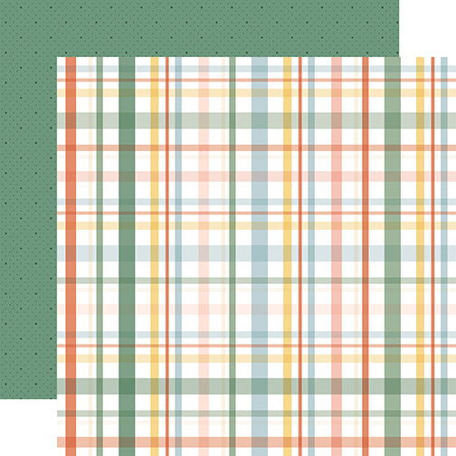 Our Happy Place Favorite Plaid 12x12 DS Patterned Paper (1 Sheet)